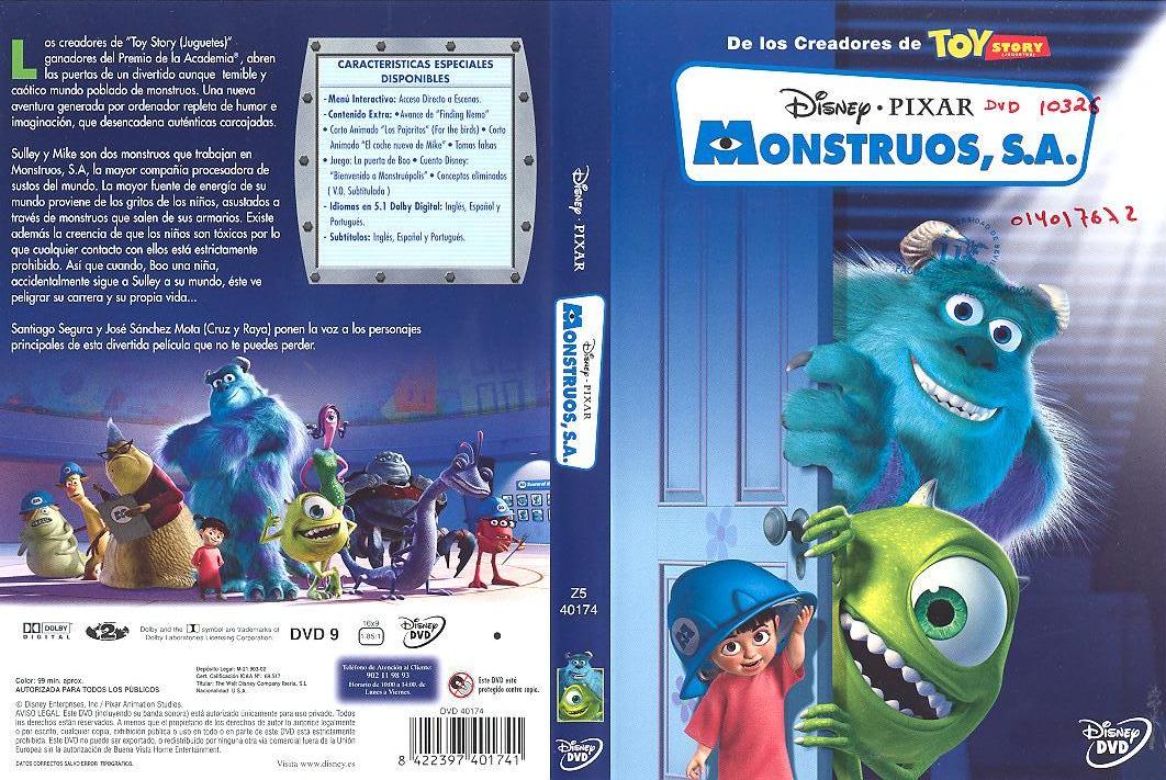 Monstruos, S.A. [Blu-ray]: : Dibujos animados, Peter Docter, David  Silverman, Lee Unkrich, Dibujos animados: Oficina y papelería