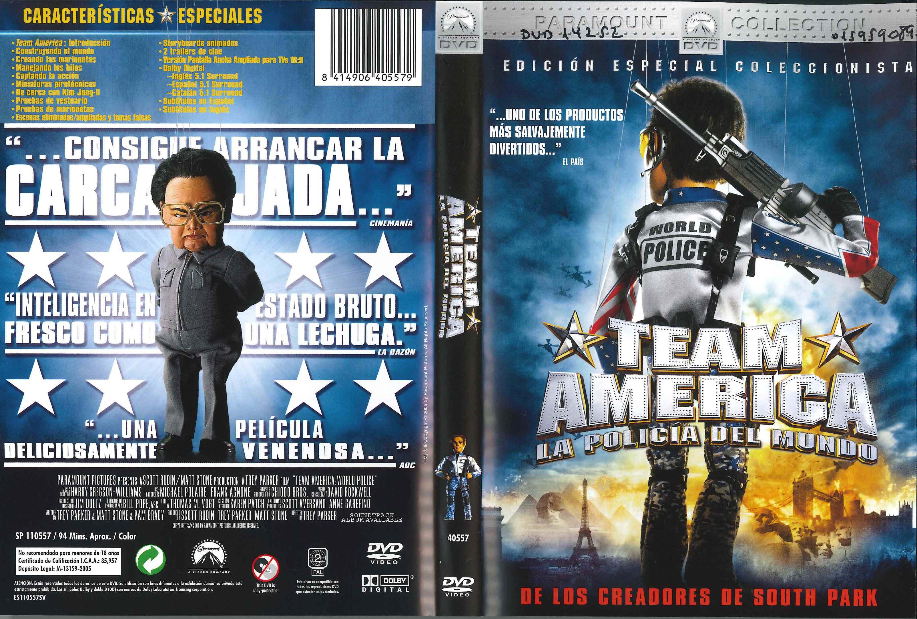 Team america shop policia mundial