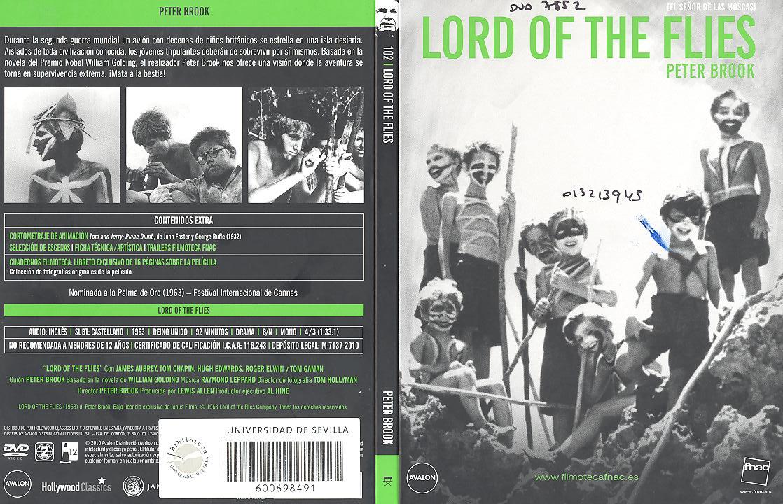  El Señor de las Moscas DVD 1963 Lord of the Flies : Películas y  TV