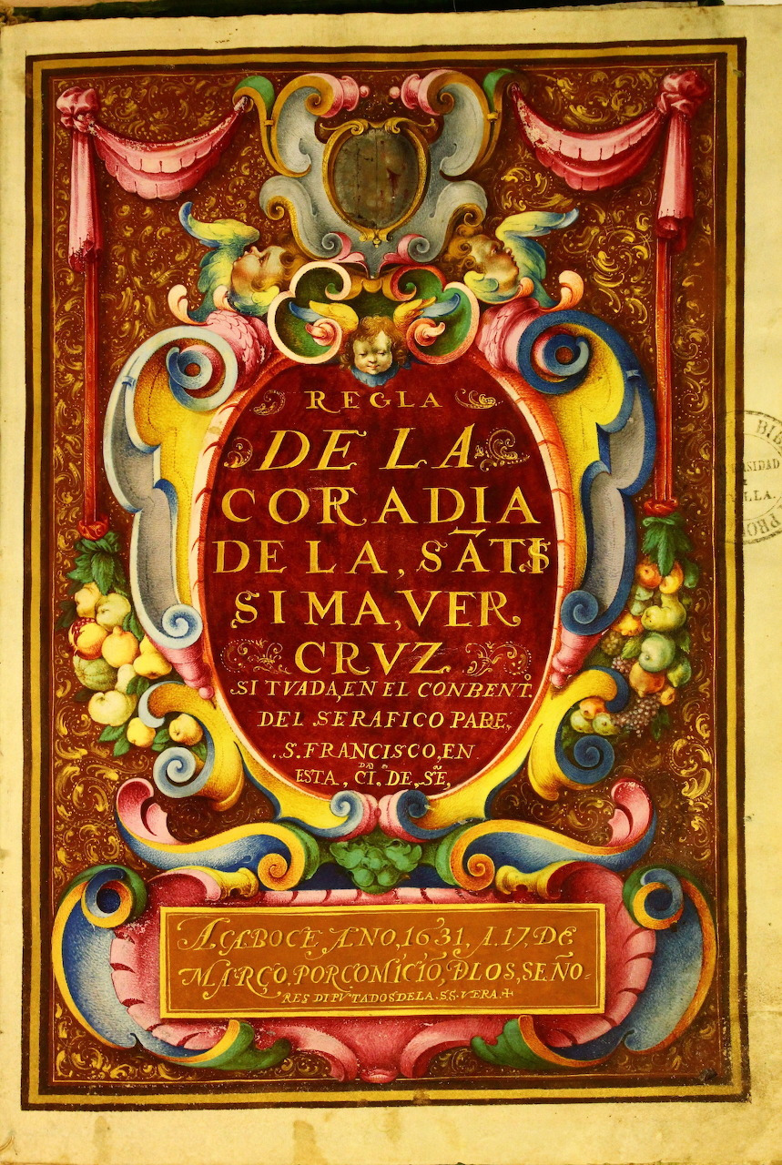 Regla de la Cofradía de la Santísima Vera Cruz